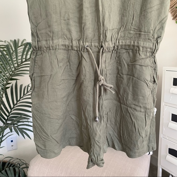 NWT Olive + Oak Set Free Olive Green Romper Small - Picture 8 of 12